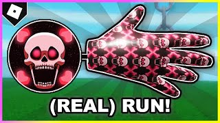 How to ACTUALLY get RUN GLOVE  quotIts Finally Overquot BADGE in SLAP BATTLES ROBLOX [upl. by Charlene]