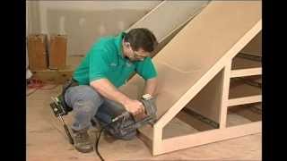 Building Storage Spaces Part 1 How to build storage space under your Stairs [upl. by Rocky]