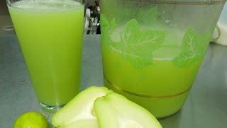 Agua fresca de chayote RecetasdeLuzMa [upl. by Llertnek525]