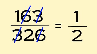 The Wrong Way To Reduce Fractions But It Works Sometimes [upl. by Orvah653]