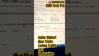 Seller Flipkart Orders Traffic Tricks कैसे Check करे uncut Ep1 sellerflipkart orders reels yt [upl. by Idnahs]