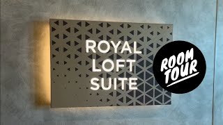 Royal Loft Suite Room Tour  Stateroom 18200  Utopia of the Seas [upl. by Quintus]