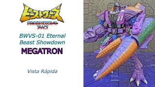 Vista Rápida Transformers Beast Wars Again BWVS01 Eternal Beast Showdown Megatron [upl. by Terzas]