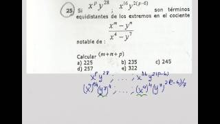 Término Central en Cocientes Notables [upl. by Dylan628]