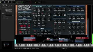 OBXd VSTi Угарный симулятор Oberheim [upl. by Stanly]