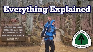 What To Expect Your 1st Day on the Appalachian Trail  Amicalola Approach Trail Springer Mountain [upl. by Stoneman]