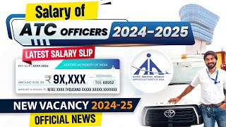 AAI ATC 202425 New Vacancy  ATC Latest Salary Slip August 2024 aai atc jobs aaiatc2023 [upl. by Cardon]