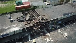 Drone aerials show scope of destruction from explosion at laundromat in Ocala Florida [upl. by Assir]