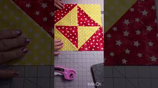 Quilt block made with 8 x 8 inches squares ✅✅⭐ [upl. by Ailec]