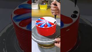 Strawberry cake new design trending viralvideo cake youtubeshorts shortvideo viralshorts reels [upl. by Attenaz]