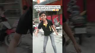 Magaling ka pala mag skate board Anak fypviralシ skateboarding son goodvibes shortvideo [upl. by Anatollo]