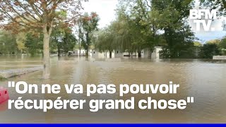 Inondations les habitants découvrent les dégâts et craignent de nouvelles pluies [upl. by Cleres328]