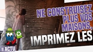 Imprimer Des Maisons 3D En Ciment Est Désomais Possible [upl. by Wake869]