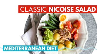 Classic Tuna Niçoise Salad  easy summer salad mediterranean diet recipe [upl. by Ttayh]