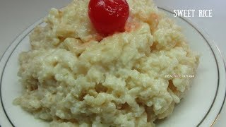 Sweet Rice Rice Pudding step by step Video Recipe II Real Nice Guyana HD [upl. by Aiset853]