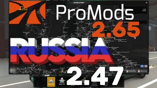 Ets2 147 ProMods 265  RusMap v 247 Road Connection Gameplay ets2 promods gaming ets2mod [upl. by Lecrad]