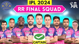 Rr 2024 Ipl  Rr 2024 Squad  Rajasthan Royals full squad  RR Squad 2024  Rr 2024 Team [upl. by Jenn375]