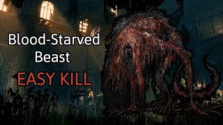 Bloodborne  Blood Starved Beast CHEESE 2022 EASY [upl. by Epuladaug900]