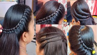 दुर्गा पूजा स्पेशल जुड़ा हेयर स्टाइल Navratri special hairstyle for women  sareeSindoor hairstyle [upl. by Herc41]