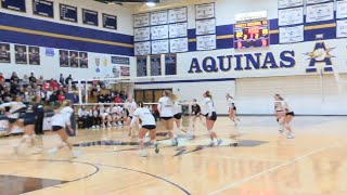 Davis Foor lead Aquinas to Regional win [upl. by Ahsaret]