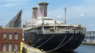 SS United States flybys 2024 [upl. by Sirrot691]