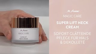 M Asam Magic Care Super Lift Neck Cream  Sofort glättende Pflege für Hals und Dekolleté [upl. by Mussman596]