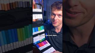 A waterbased marker that WONT PEEL your paper art shorts [upl. by Ohnuj661]