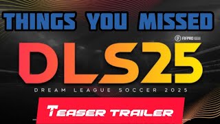 DLS 25 Things You Missed In The Trailer [upl. by Annice]