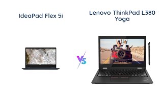 Lenovo 2in1 Laptops Compared  IdeaPad Flex 5i vs ThinkPad L380 Yoga [upl. by Nibaj321]