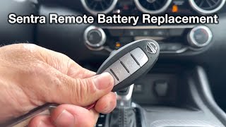 2023 Nissan Sentra Remote key fob battery replacement [upl. by Melantha]