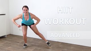 20 Minute HIIT Workout for Fat Loss – Advanced Fat Burning Cardio Workout – No Equipment [upl. by Afrika]