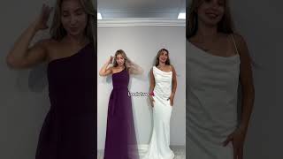 One shoulder bridesmaid dresses💓💍💙 [upl. by Gisser]