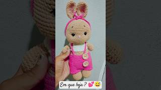 coelhinha Amigurumi um amor ❤️feitoamao amigurumi shorts viral [upl. by Ahsram]