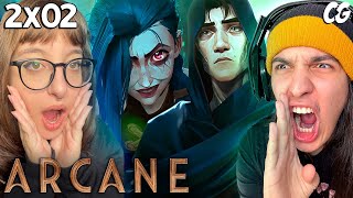 JINX É PIRADA ESSA CENA FINAL FOI INSANA  React Arcane EP 2 Temporada 2 [upl. by Carlynn94]