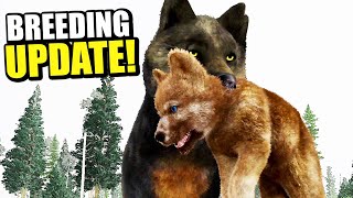 FINALLY PUPPIES UPDATE Wolf Simulator Breeding amp Den Building  WolfQuest Anniversary BETA [upl. by Neitsirhc]