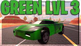 GETTING HYPER GREEN LEVEL 3 Roblox Jailbreak [upl. by Ayim838]