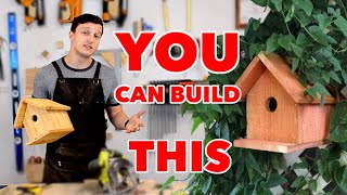 EASIEST DIY Birdhouse with Minimal Tools Every Step Explained [upl. by Zela964]