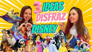 ✨3 Ideas fáciles de Disfraces Disney 💫 [upl. by Lohner]