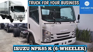 Isuzu Truck NPR85 K 6 Wheeler Euro IV Diesel Engine Price and Spec Philippines 2021 [upl. by Rudolfo]