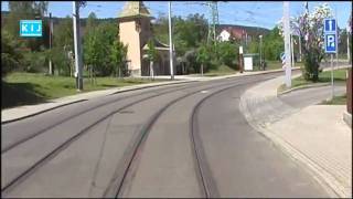 Liberec tram line 3 in driver cab part 4real time [upl. by Call264]