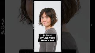 Styling a Bob Haircut amp Bangs with Sea Salt Spray  Bumble and bumble Shorts [upl. by Hawken88]