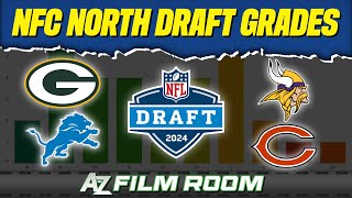 2024 NFL Draft Grades  NFC North [upl. by Nnire]