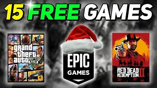 15 FREE Games on Epic Games Store  GTA 5 FREE Epic Mystery Games 2023 [upl. by Rebmeced]