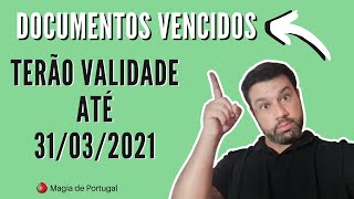 VALIDADE DE DOCUMENTOS PRORROGADA ATÉ 31 DE MARÇO DE 2021 [upl. by Nosduj773]