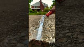 Loctite PL Concrete Self Leveling Polyurethane Sealant tipsandtricks diy driveway [upl. by Drawe]