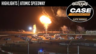 World of Outlaws CASE Late Models  Atomic Speedway  September 30th  HIGHLIGHTS [upl. by Aenil]