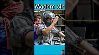 Madam sir funny song madamsir police shorts [upl. by Adora]