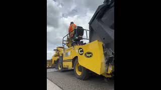 Some scrub sealing action on this Sunday morning 🎥 Dirtyanddriven asphaltpaving construction [upl. by Clareta]