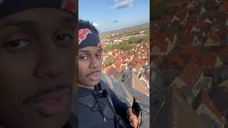 American VISITS Germany’s ATTACK ON TITAN CITY Nördlingen americaningermany germany shortsviral [upl. by Gilboa125]