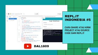 5 Cara Share atau Kirim Project atau Source Code dari Repl it [upl. by Fairlie]